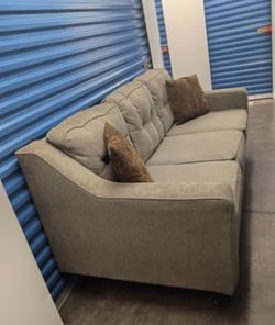 Comfy Grey Couch ( free delivery)
