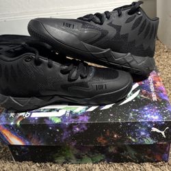 Puma MB.01 “Triple Black” Basketball Shoes – Size 7.5 (Like New)
