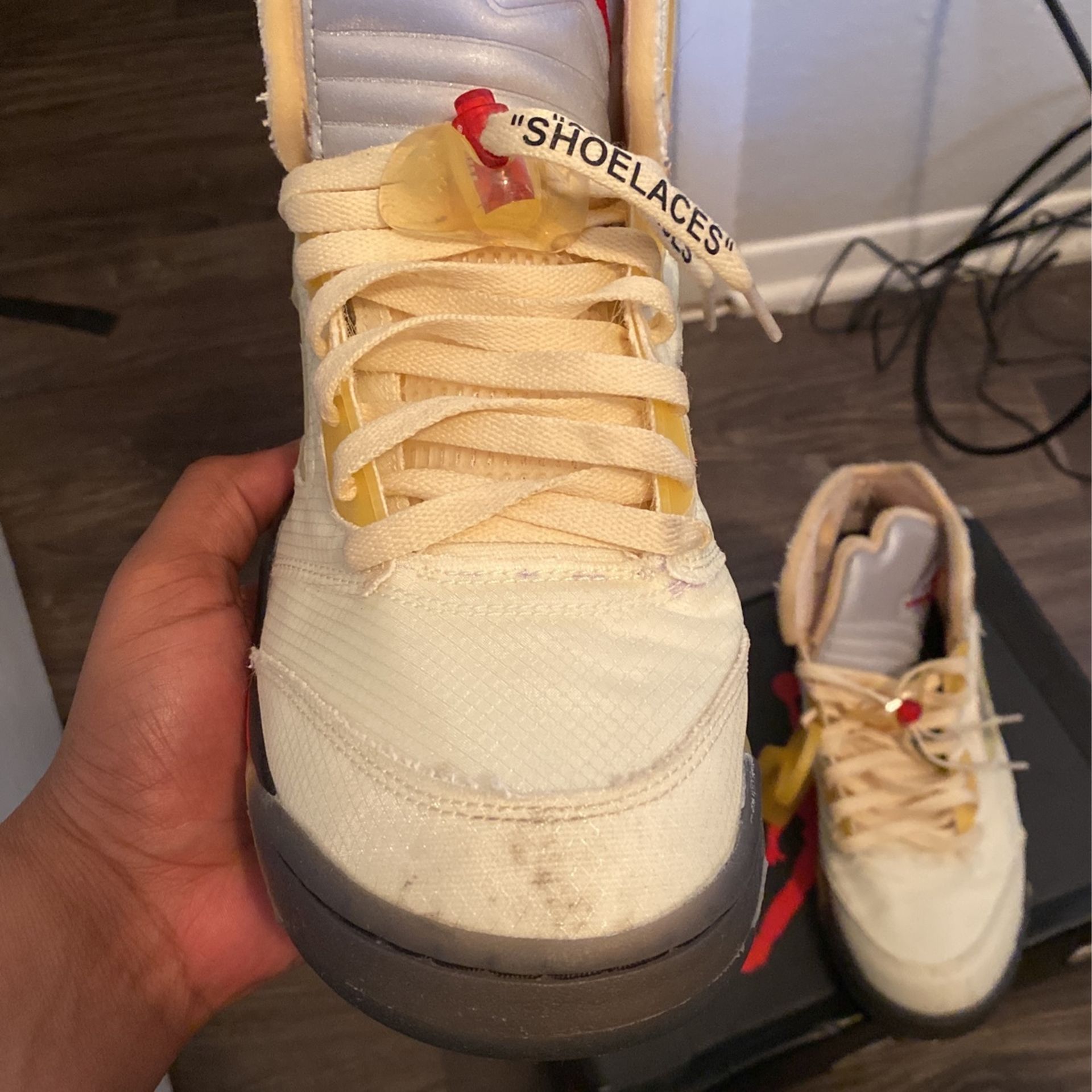 Off White x Retro 5 Sail for Sale in McKinney, TX - OfferUp