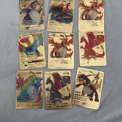 gold pokémon cards