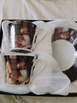 New in box 2 mocca cups pickup only cash