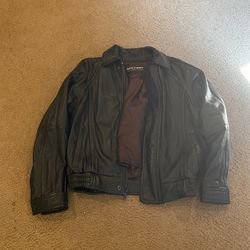 Leather Jacket Size Medium 