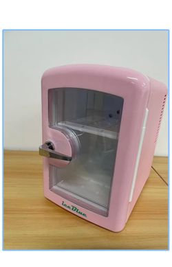 Iceblue 4L Viewing Window Mini Fridge - Pink