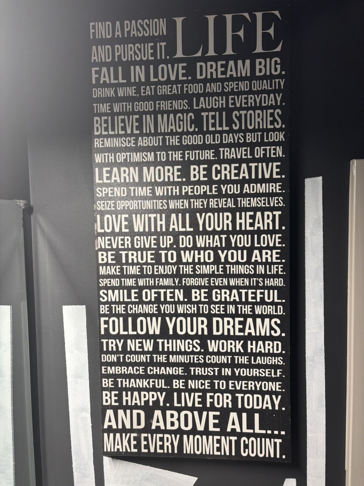 Affirmation Wall art