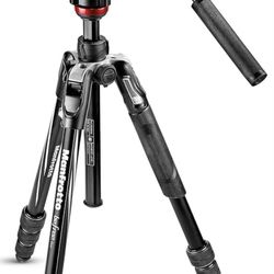 Manfrotto Befree Live Twist, Travel Tripod in Aluminum with Twist Closure, Camera Tripod for DSLR, Mirrorless, Reflex Cameras and Video Cameras, Camer