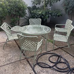 1970s Outdoor Furniture Set