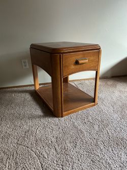 Wooden End Table