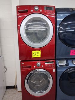 LG front load washer and dryer set