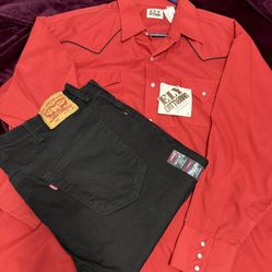 Ely Cattleman Shirt and Levi's Jeans $50 obo
