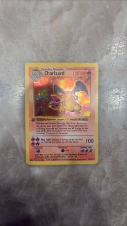1st Edition Shadowless Charizard! (RAW)