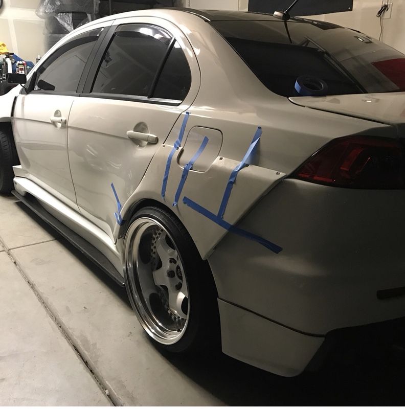 Mitsubishi EVO X VICTORY FUNCTION FENDERS
