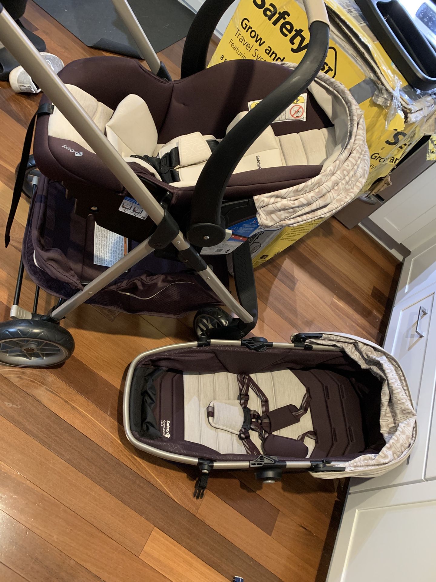 Baby Infant Stroller Car Seat and base