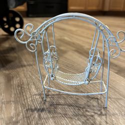 Miniature Dollhouse Furniture Swing