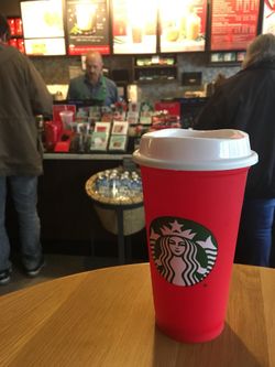 Starbucks red cup Nov. 2018