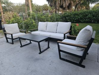 New And Assembled Aluminum Outdoor Patio Set