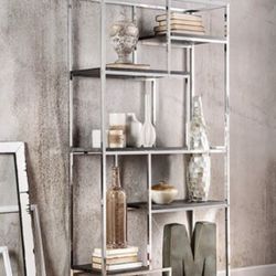 Chrome Shelf/Bookcase (Brand New In Box)
