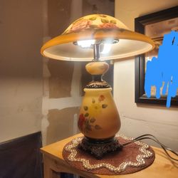 Vintage Floral Lamp