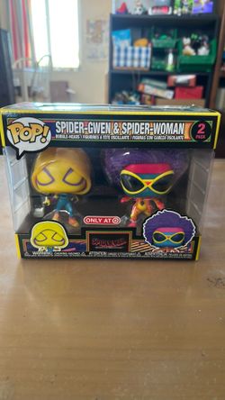 Spider Gwen & Spider Woman Black Light Funko Pop