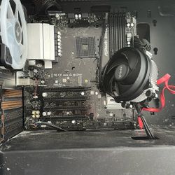 PC PARTS RYZEN 5 3600, B550 MOTHERBOARD