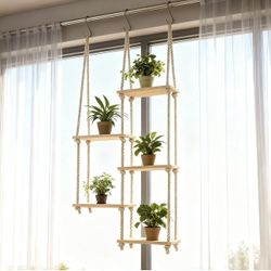 Window Plant Shelves