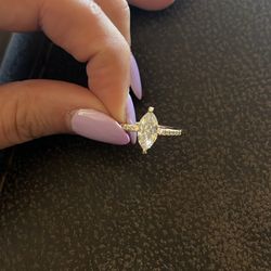 Marquise Cut Cubic Zirconia Ring