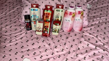 Male and female body wash and male deodorant’s