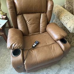Power Massage Recliner Soda 