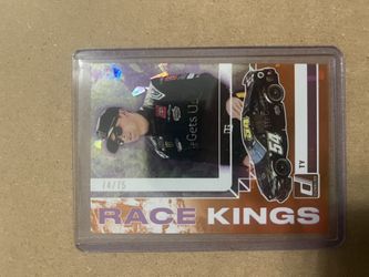 2025 Panini Donruss NASCAR Ty Gibbs Joe Gibbs Racing #11 Orange Ice Parallel /75