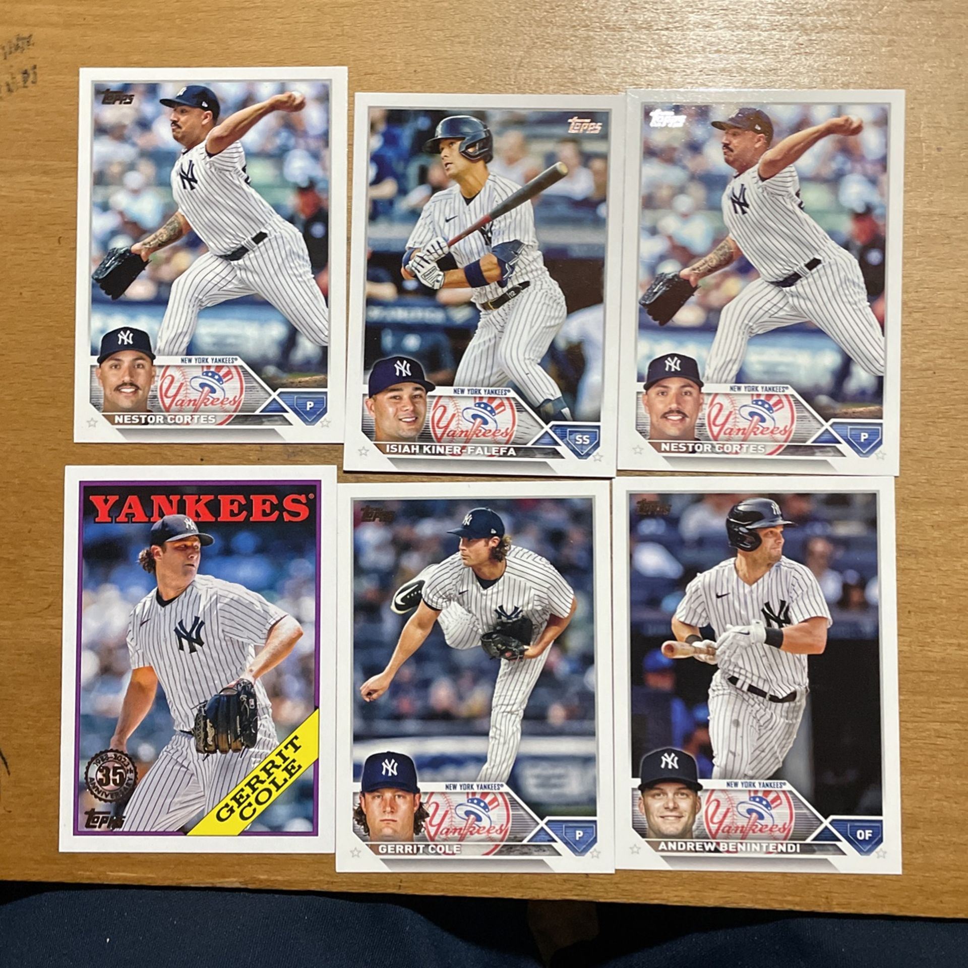 2023 TOPPS NY YANKEES 25 CARD LOT