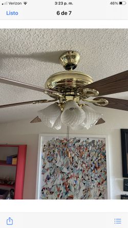 Ceiling Fans-Ventiladores Con Luces En Buenas Condiciones 2 Piezas