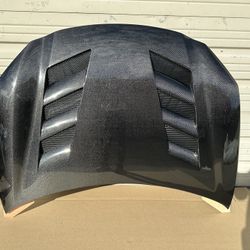2022 2023 Toyota GR86 FRS FR-S Subaru BRZ VIS Racing AMS Style Carbon Fiber Vented Hood