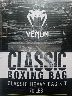 New Venum 70lb punching bag