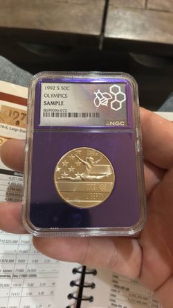 1992 S 50C Olympics NGC Slabbed Coin