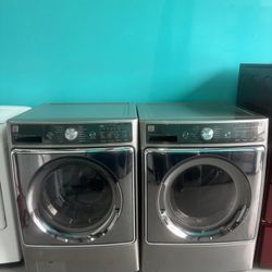 Kenmore Stainless Steel Washer and Dryer 
