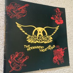 Aerosmith Permanent Vacation Tour Program