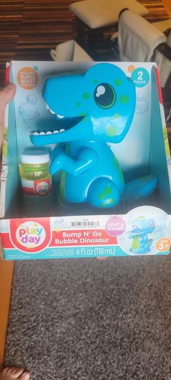 Dinosaur Bubble Machine $10