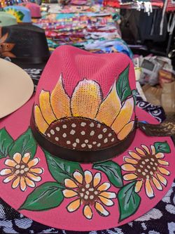 Hand painted mexican hat