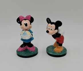 Disney Mickey Mouse & Minnie Mouse Salt and Pepper Shakers