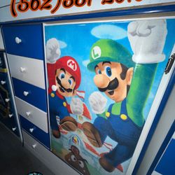 Mario And Luigi Closet Wardrobe Dresser New Chest 