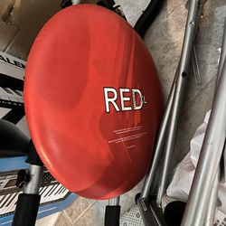 Red Xl Twist Exercise Chair