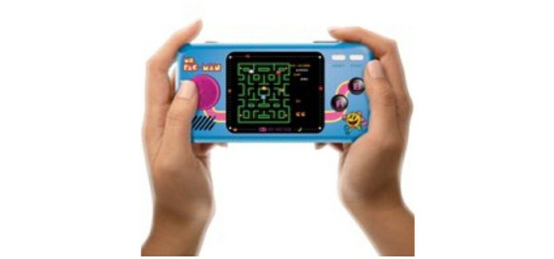 My Arcade Ms. Pacman Pocket Player- Collectible Handheld Console with 3 Games