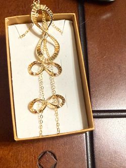 18k Necklace and Earrings