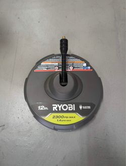 Open box RYOBI 12" 2300 PSI Electric Pressure Washer Surface Cleaner.