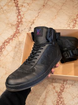 Authentic Louis Vuitton Monogram High-Top Sneakers – Size 44 is like 10 US