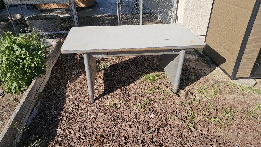 Old Desk Steel