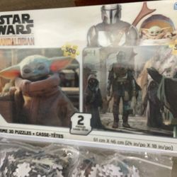 Star Wars 2-3D 500 Piece DisneyPuzzles