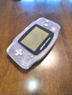 Nintendo Game Boy Advance Glacier Clear