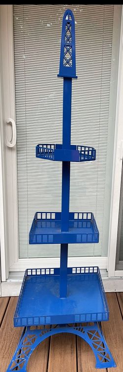 Eiffel Tower 3 Tier Metal Shelf in very good condition &30
