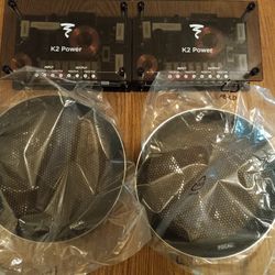 Brand New Focal Elite K2 Power Crossovers And Grills For Car Stereo 