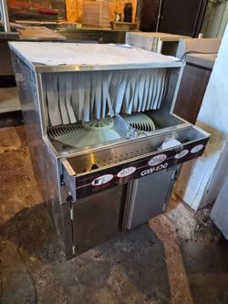 CMA Dishmachines GW-100 Low Temperature Chemical Sanitizing Undercounter Glass Washer - 120V